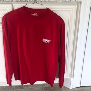 Men’s vineyard Vines Valentine’s Day shirt sz S